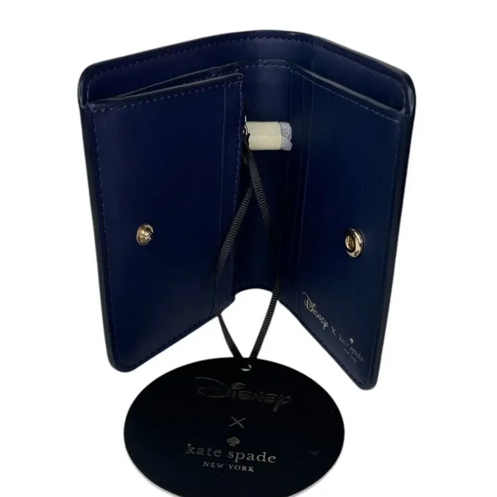 Kate Spade x Disney Blue Lady and the Tramp Wallet Cardholder NWT